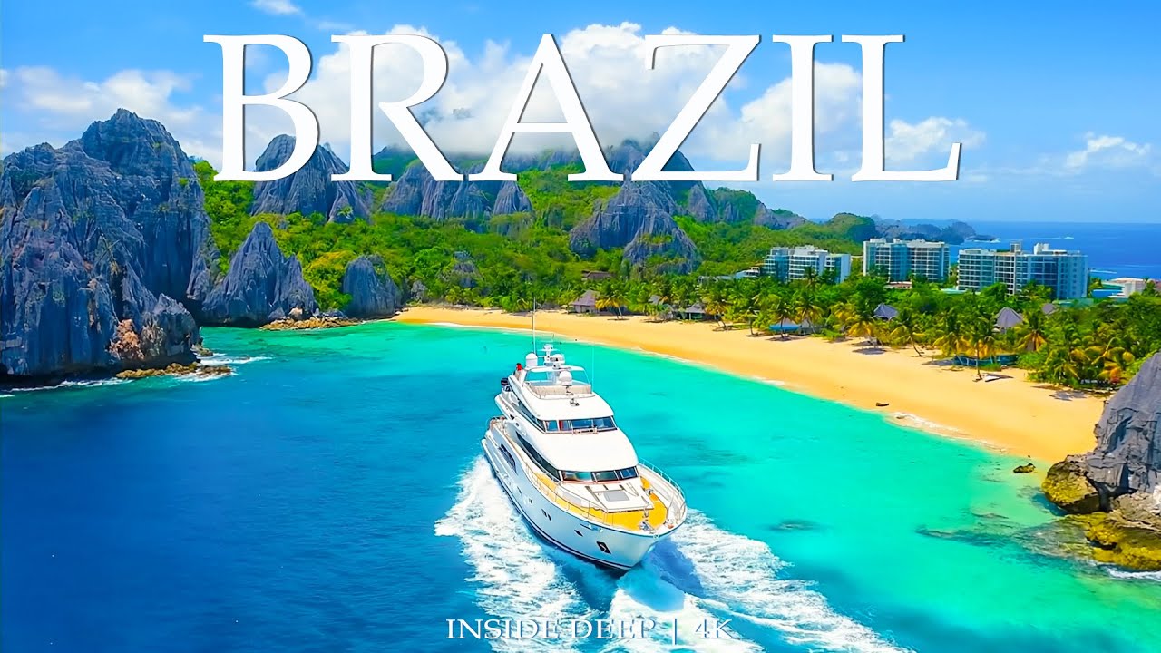 Brazil 4K – Discover Paradise Shores & Breathtaking Aerial Views with Deep House Chill