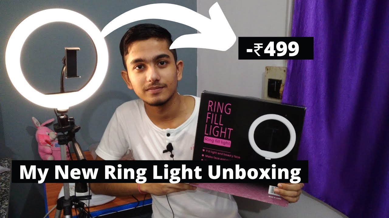 My New Ring Light Unboxing Under -₹499 🤑 From Amazon 🔥🔥. -{ Yt Smart Tricks
