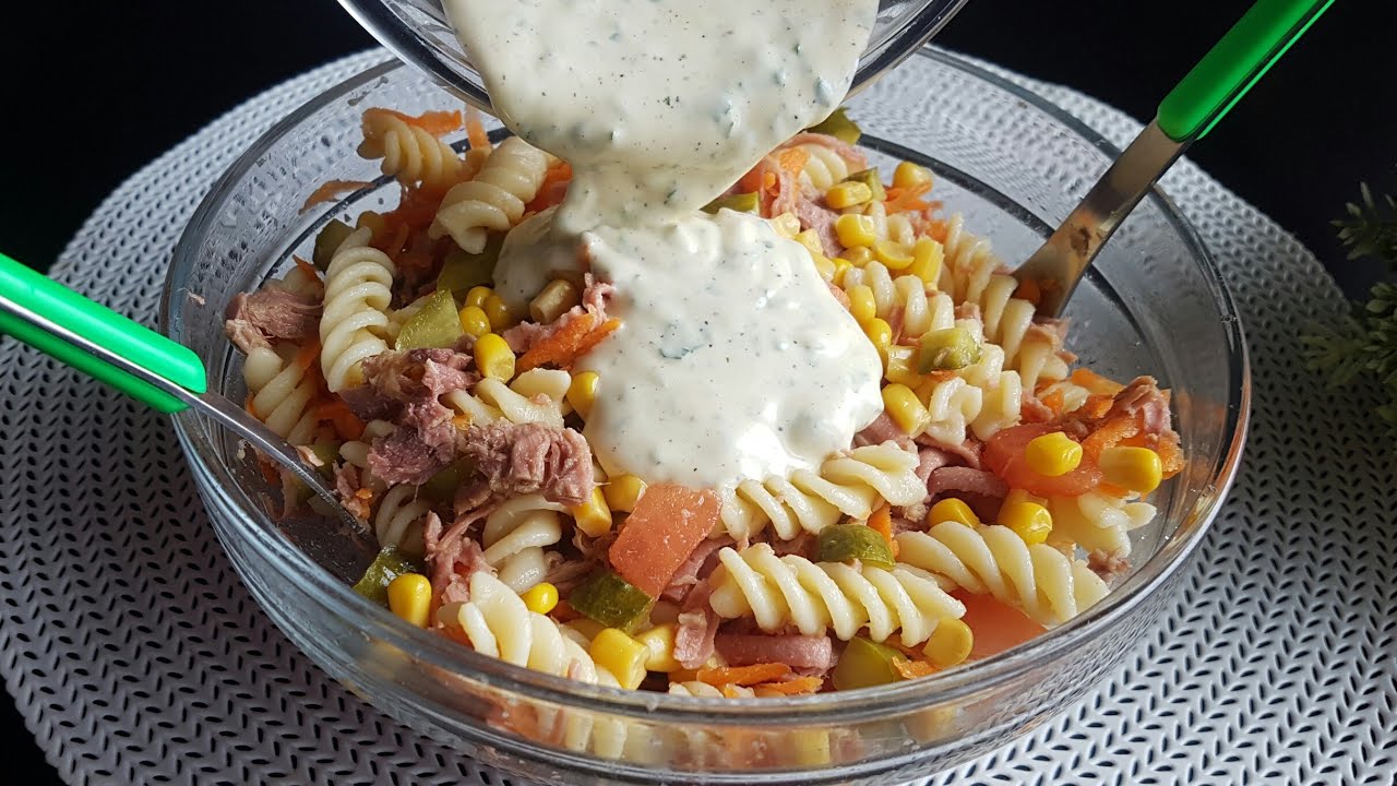 Я никогда не устаю есть этот салат с макаронами