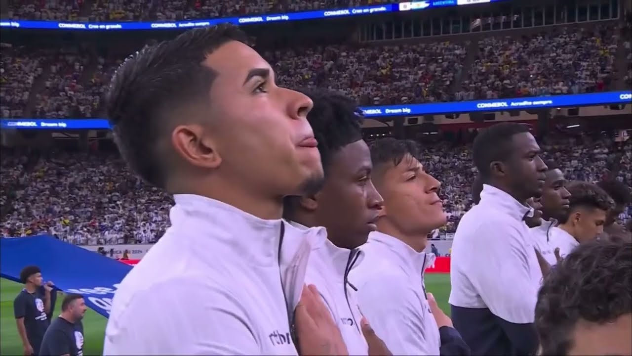 Ecuador National Anthem vs Argentina (Copa America 2024)