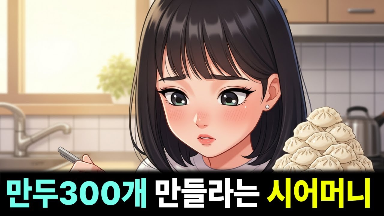 만두300개 만들라는 시어머니 |사람사는이야기|시월드|고부갈등|실제사연