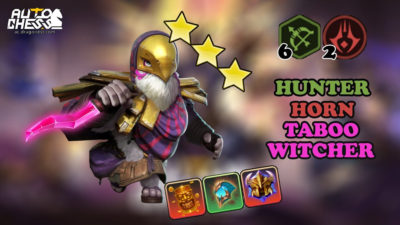 DOES MOMORA'S NEST IS GREAT RELIC ?? TABOO WITCHER⭐⭐⭐ON 6 HUNTER !!! - Auto Chess Mobile