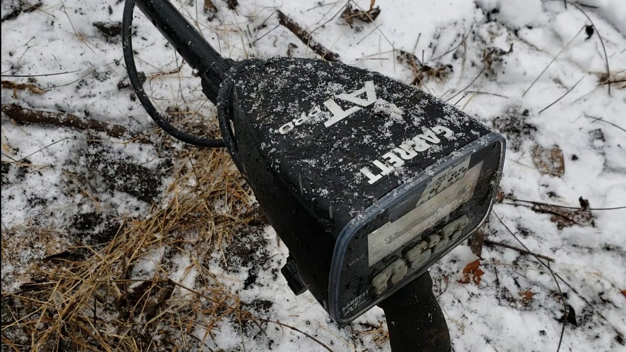 winter metal detecting