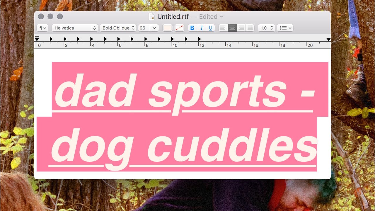 dad sports - dog cuddles (lyric video)