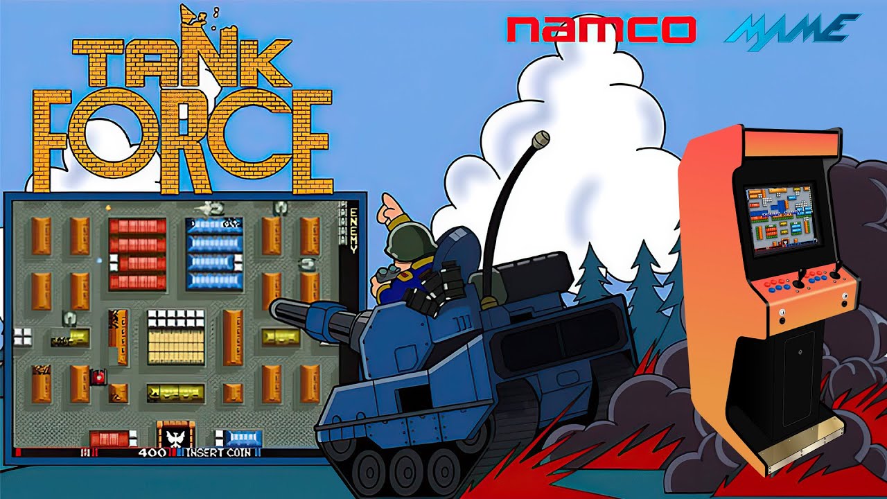 Tank Force walkthrough (Arcade/MAME)