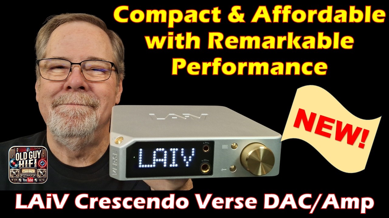 Compact & Affordable with Remarkable Performance. The new LAiV Crescendo Verse DAC/Headphone Amp.