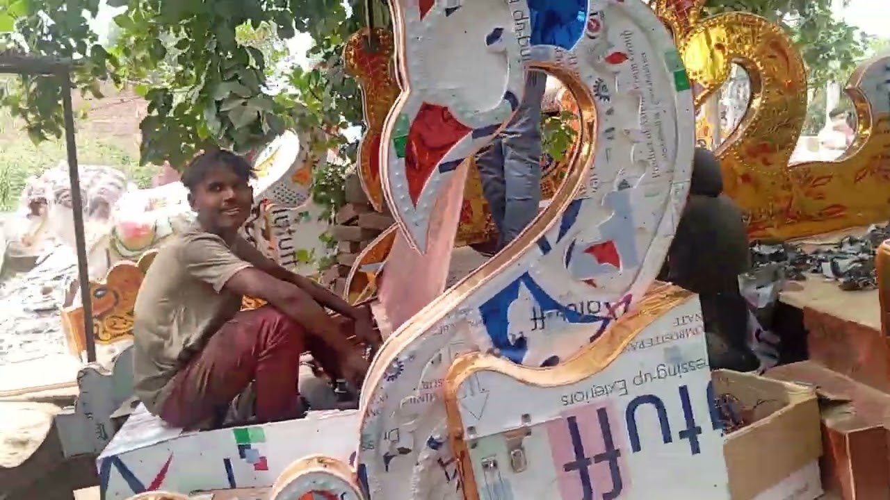 बाहुबली रथ बनवाने के लिए संपर्क करे मो० 9616415054 पता है जौनपुर