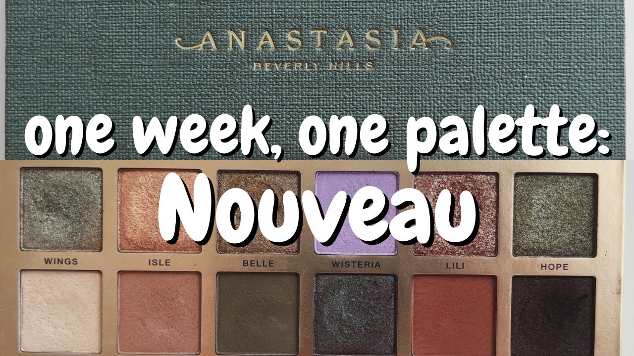 ONE WEEK, ONE PALETTE | Anastasia Beverly Hills Nouveau