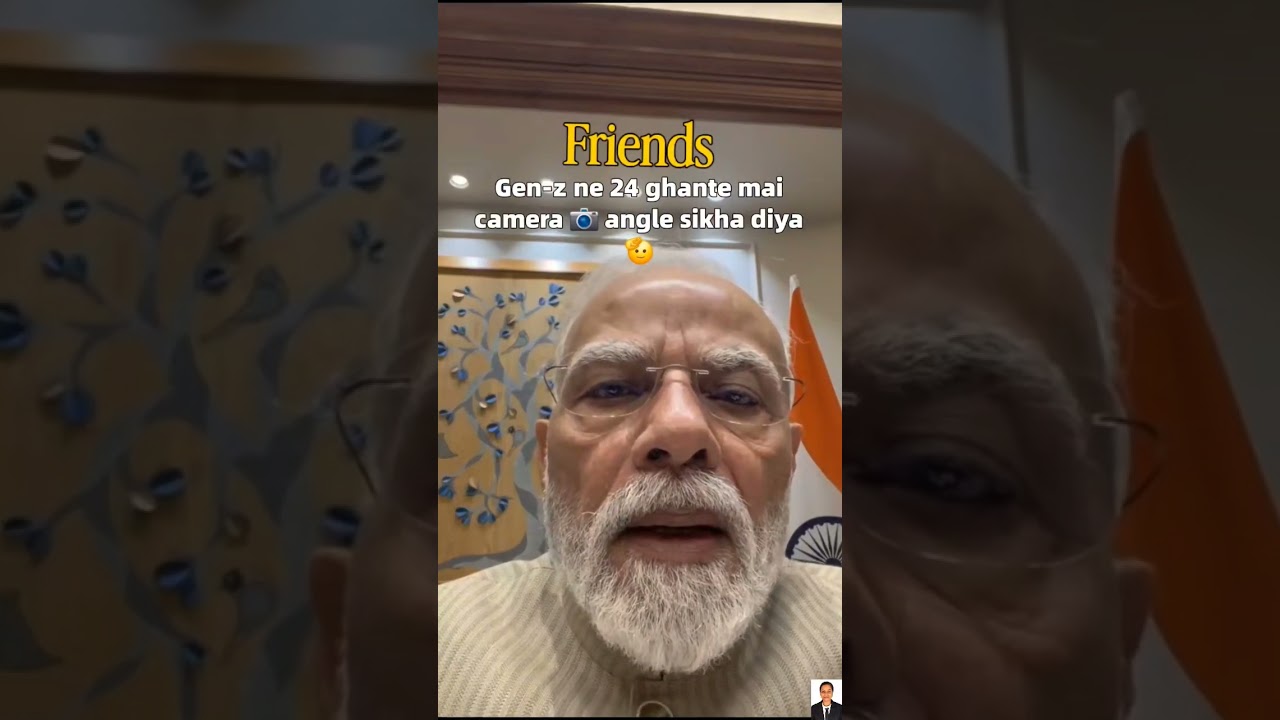 Modi ji ko Gen Z ne camera use karna dikha diya    #modi #namo #genz #modijilive #shortsfeed #shorts