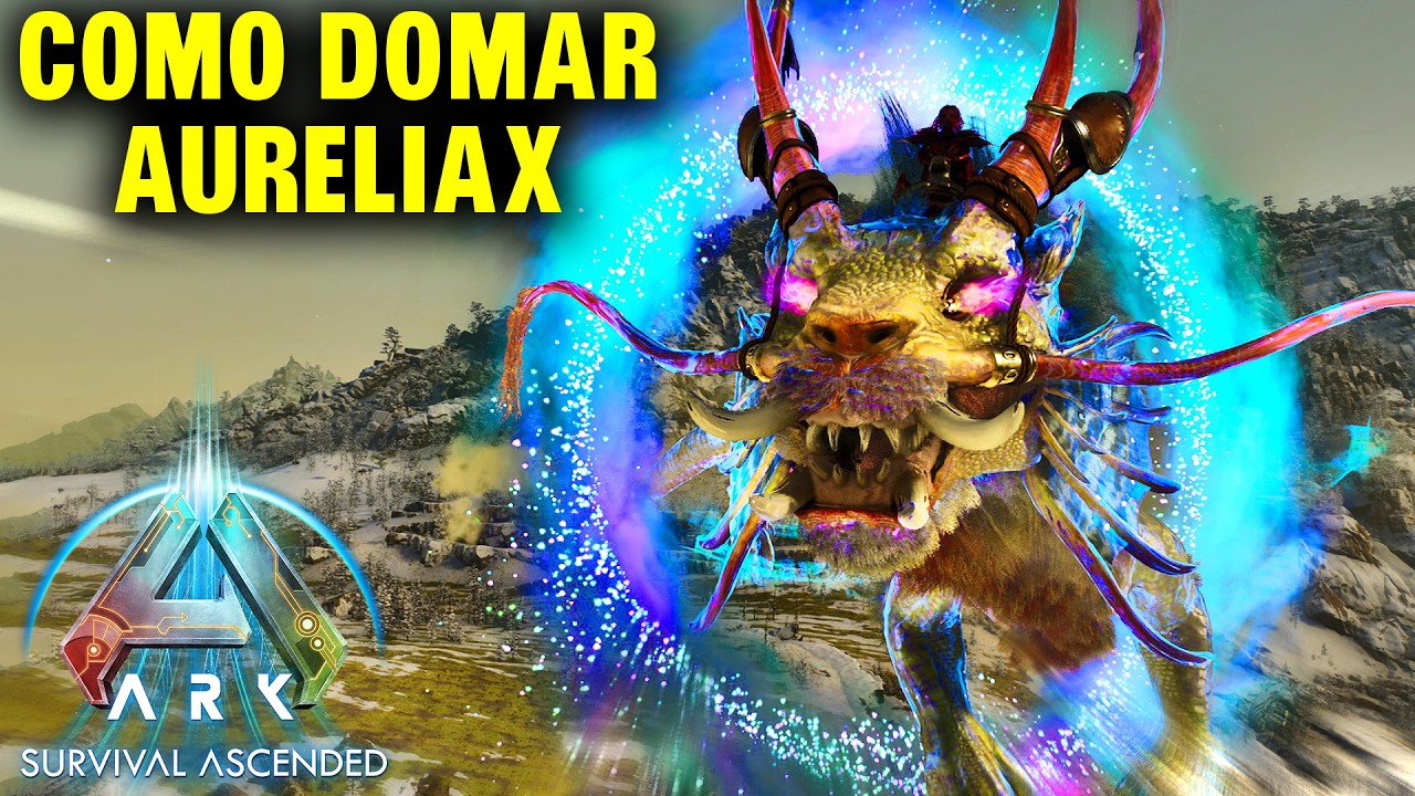 COMO DOMAR O AURELIAX + LOCALIZAÇÃO E HABILIDADES! | Ark: Survival Ascended!