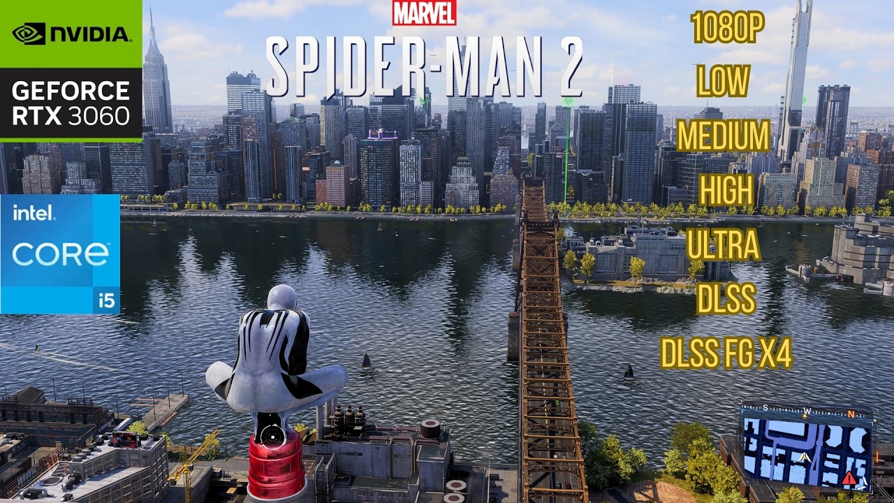 MARVEL'S SPIDER-MAN 2 - RTX 3060 - i5 12400f