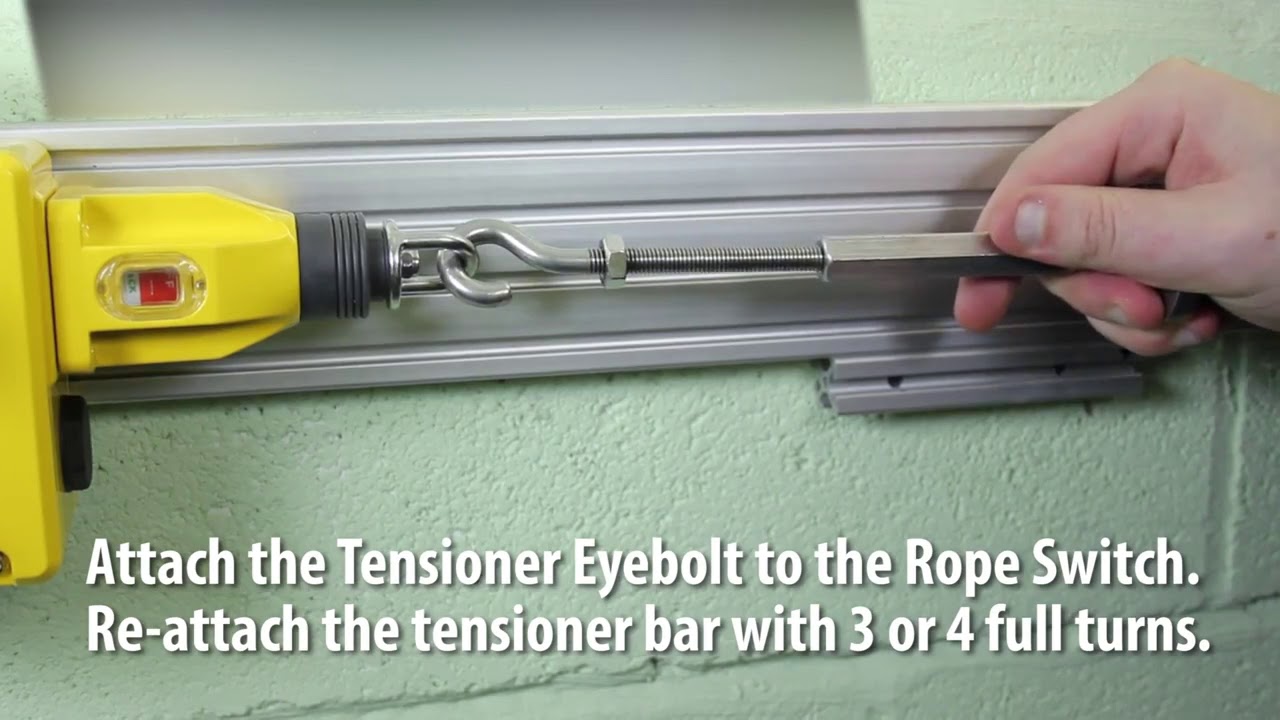 Omron Safety Rope Pull Gripper and Tensioner Installation