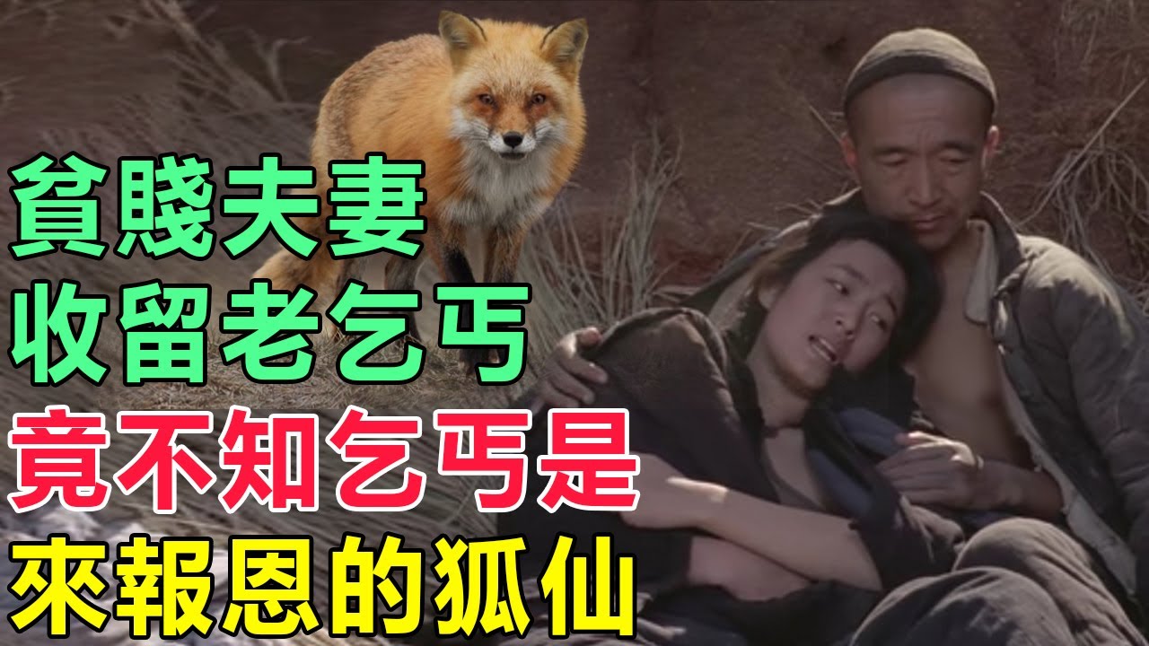 民間故事：老乞丐得到貧賤夫妻收留，沒想到乞丐是狐仙，它來報恩