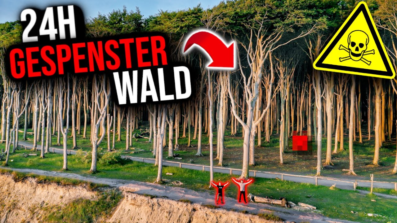 HORROR WALD ODER URLAUBSPARADIES?😱 | WIR &Uuml;BERNACHTEN IM GESPENSTERWALD!👻
