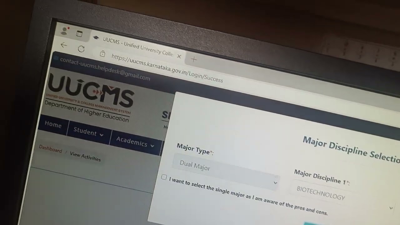#uucms fees receipt upload procedure for 3rd sem and for 5th sem