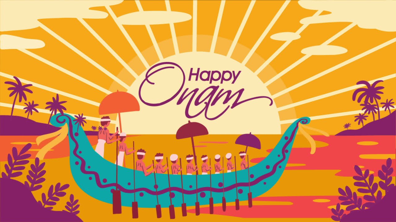 Happy Onam 2021 Wishes | WhatsApp Status | Motion Graphics Animation