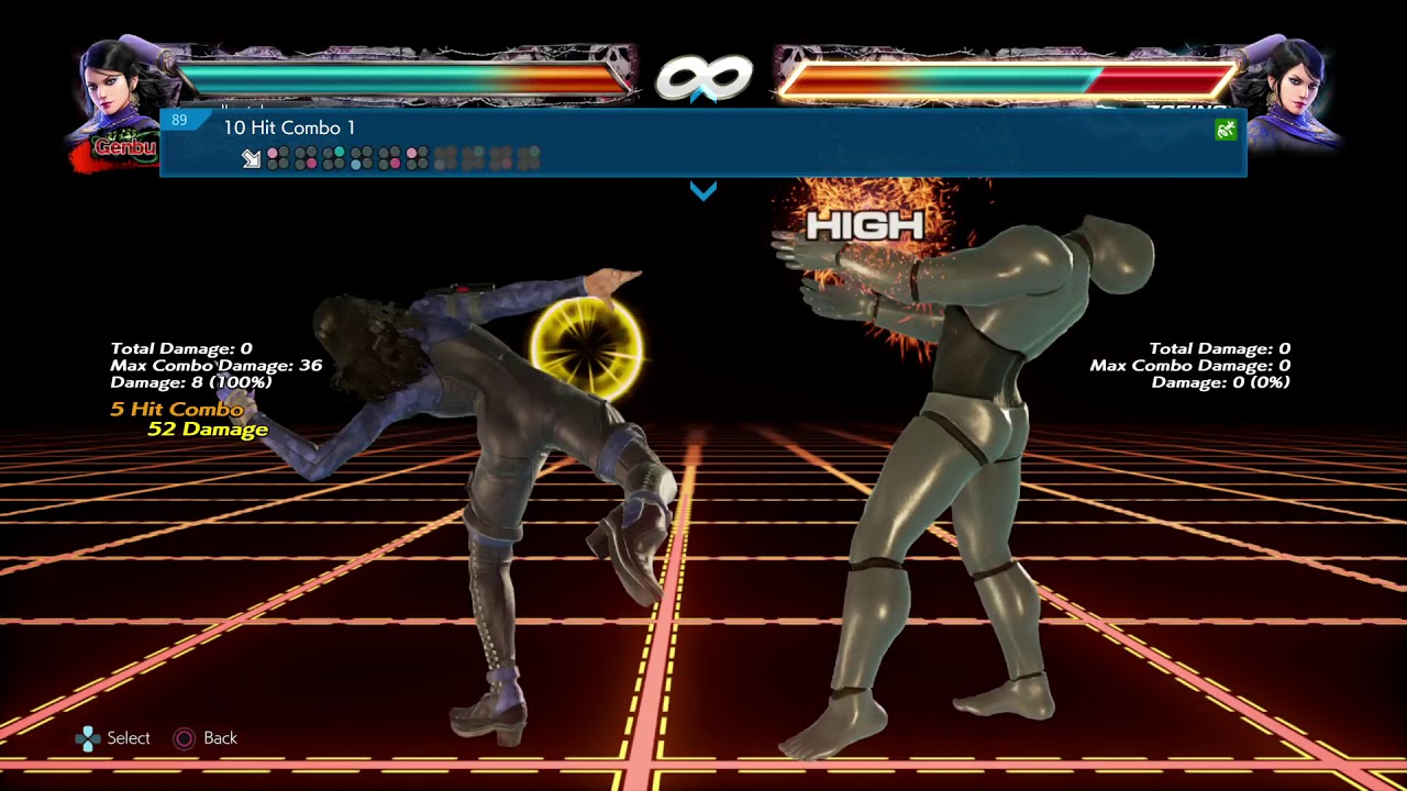 Tekken 7 Zafina Move List(Season 4 )