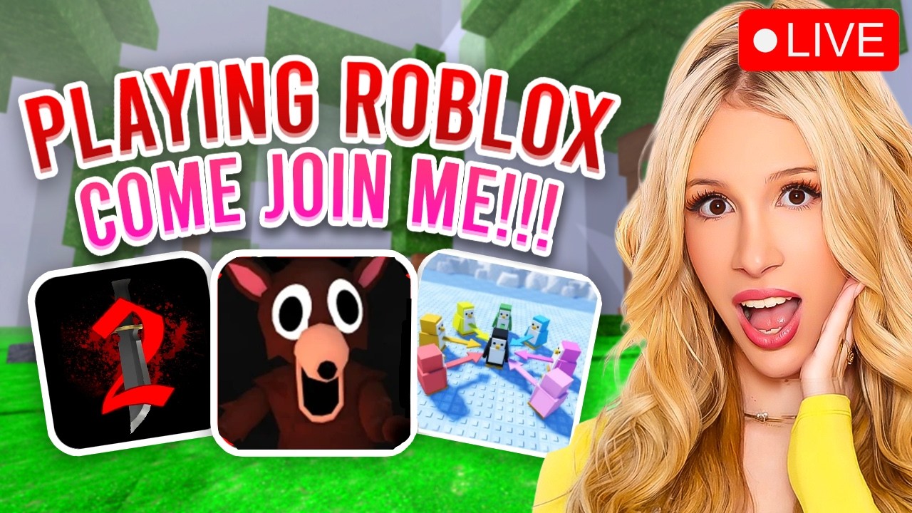 😱LETS PLAY ROBLOX! COME JOIN ME!