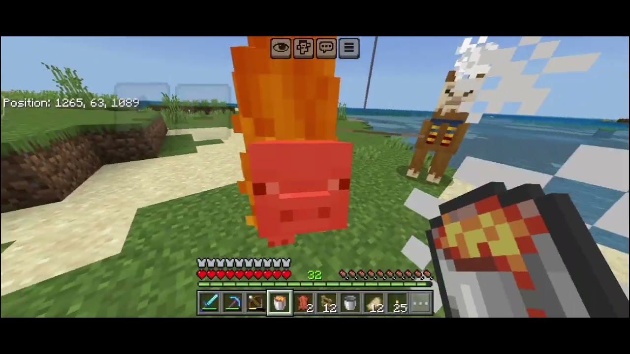 Minecraft PE v26 | Tập 4 đi xuống nether và làm những thứ quan trọng 