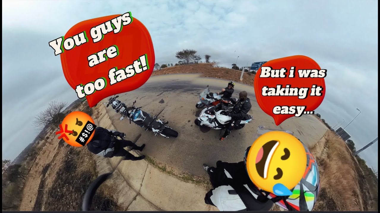 They all passed me... but I caught up! | S1000RR group ride to Siteki