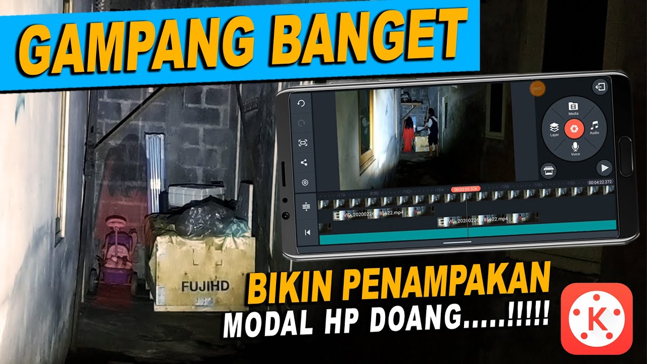 Cara Buat Penampakan Palsu dengan Android - Bisa untuk live streaming penelusuran hantu