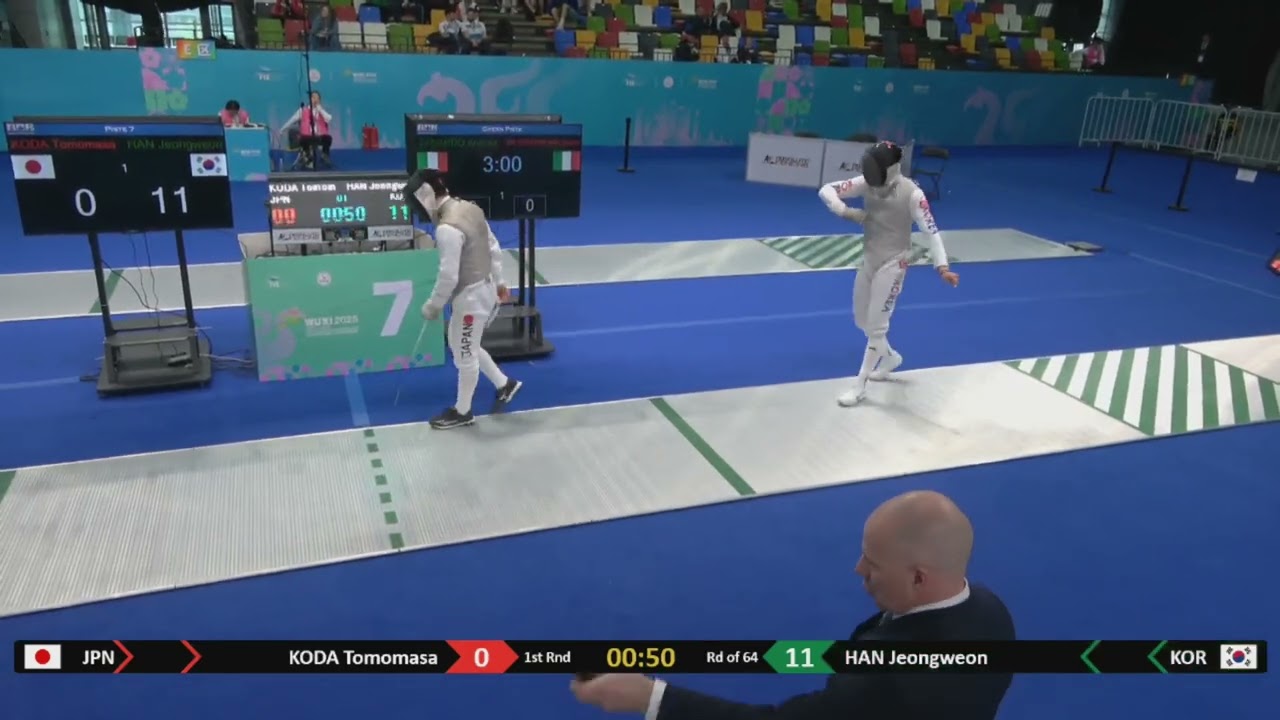 Wuxi Worlds 2025 JMF - L64 - Koda Tomomasa JPN v Han Jeongweon KOR