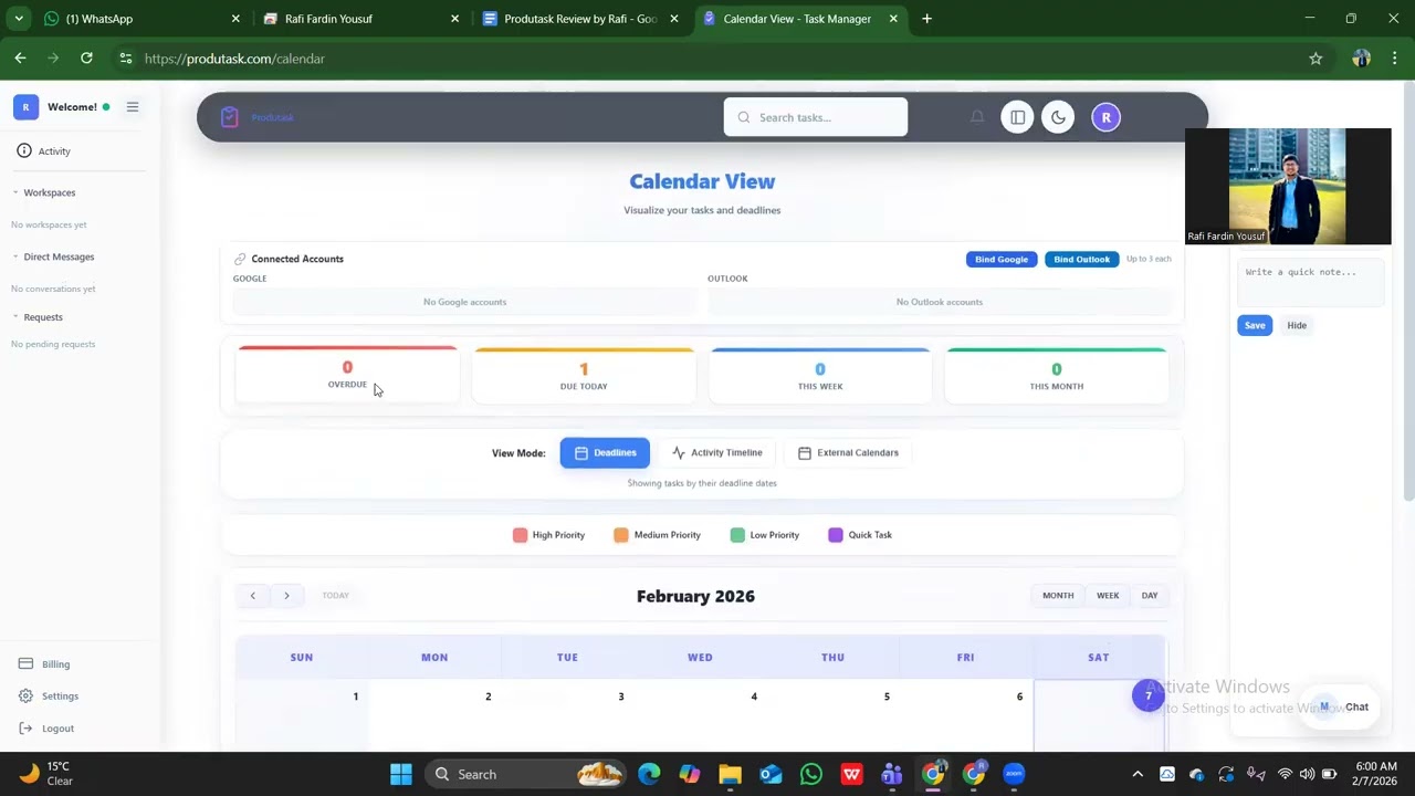 PRODUTASK REVIEW BY RAFI
