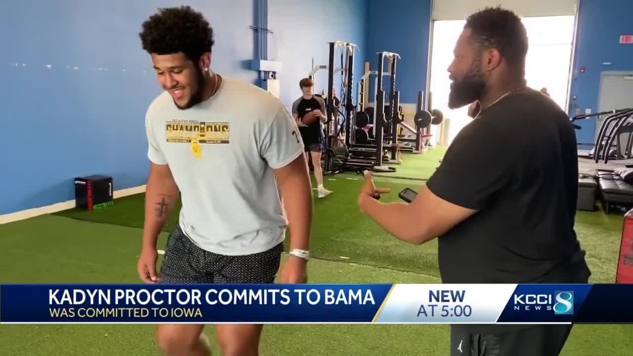 Kadyn Proctor flips commitment from Iowa to Alabama