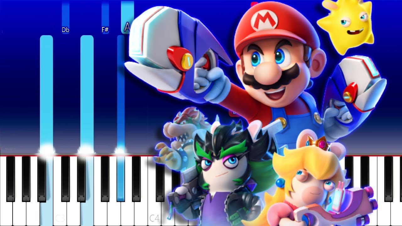 Mario Rabbids - Sparks of Hope OST - Prologue Battle (Piano Tutorial)