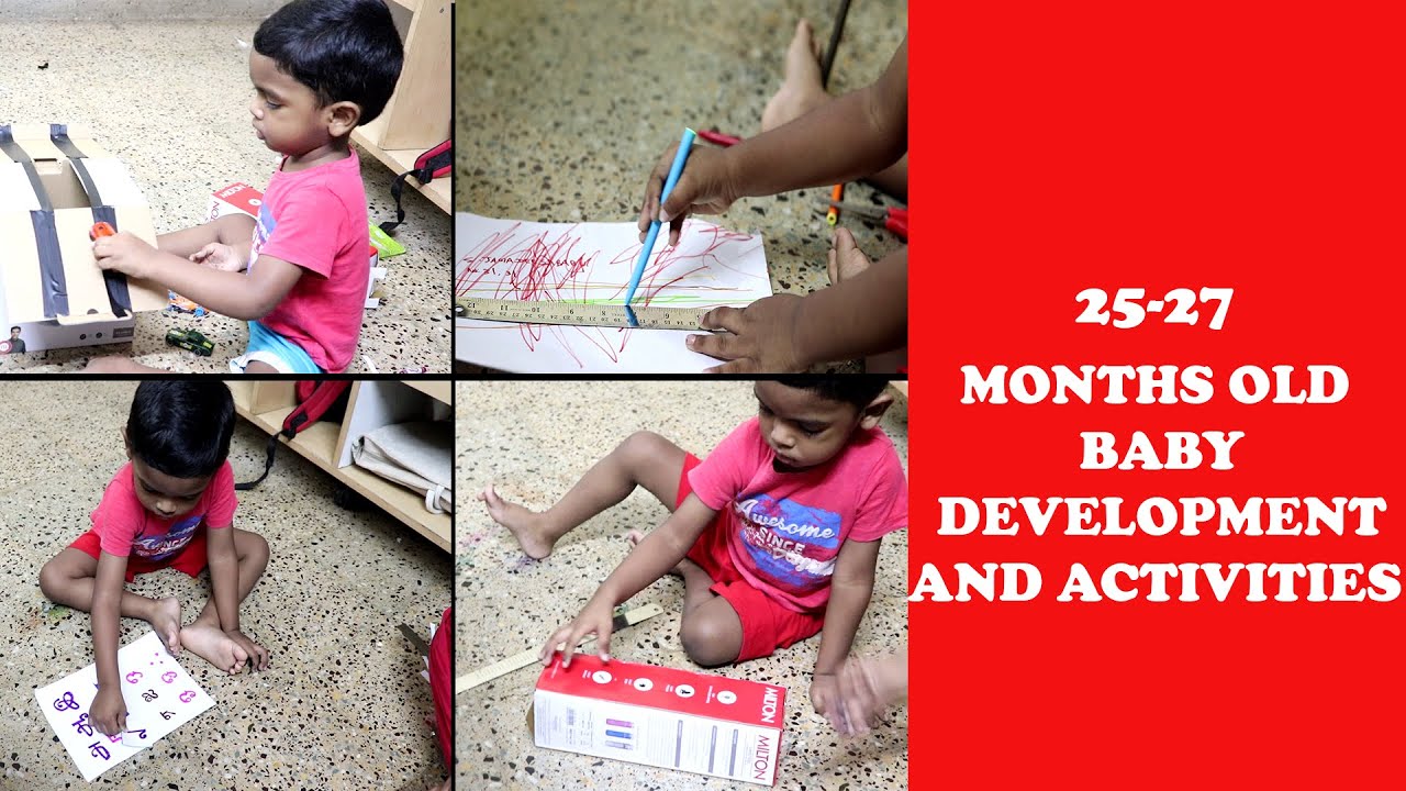 25-27 மாதக் குழந்தைகளின் வளர்ச்சி /DIY activities for toddlers