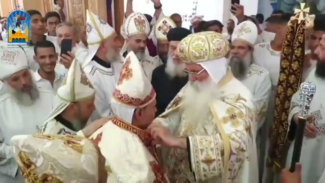 سيامة الدياكون ذكا عوض كاهنًا علي كنيسة الأنبا شنودة بكوم غريب باسم القس زكا بيد الأنبا إسحق8-6-2024
