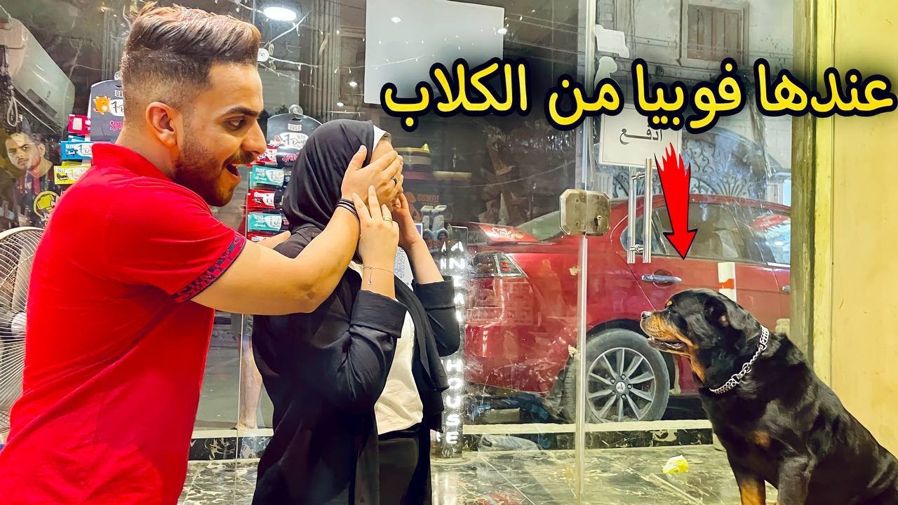 جبت لخطيبتى كلب شرس هدية عشان اتحجبت | إنهارت من الخوف😭💔