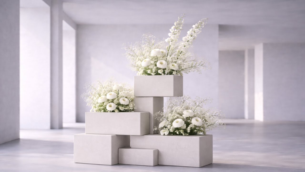 Minimal Floral Arrangement Screensaver