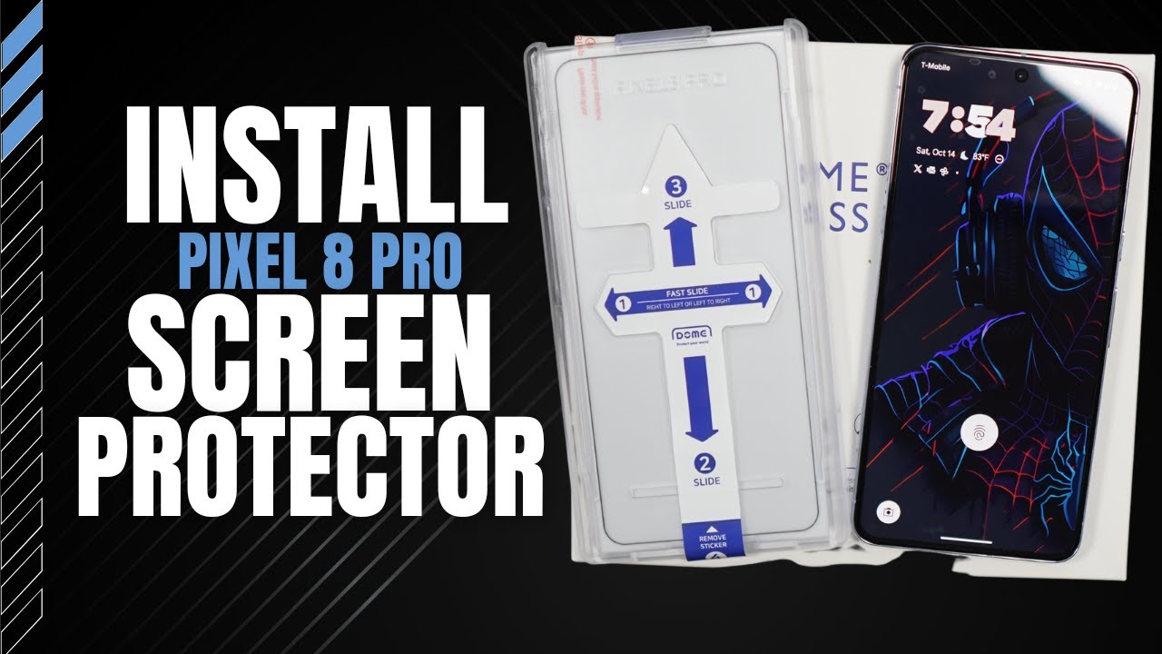 Pixel 8 Pro Screen Protector Whitestone Dome - Easy to Install