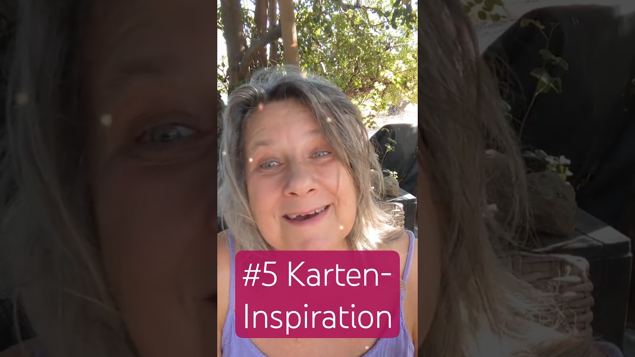 Karten-INSPIRATION #5 🌻 Impulse einfach flie&szlig;en lassen 🌻 Eine Karte f&uuml;r DICH f&uuml;r diesen MOMENT 🧡