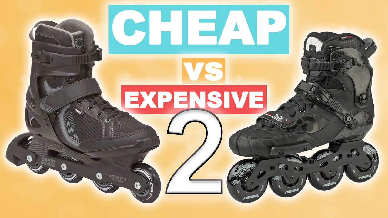 CHEAP VS EXPENSIVE INLINE SKATES - PART 2