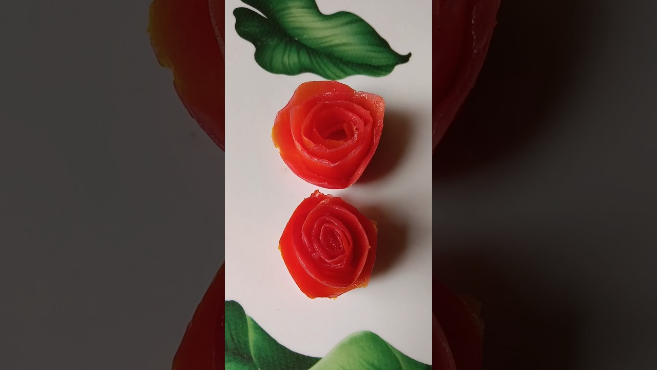 How to make Tomato Flower #shorts #shortsvideo #youtubeshorts