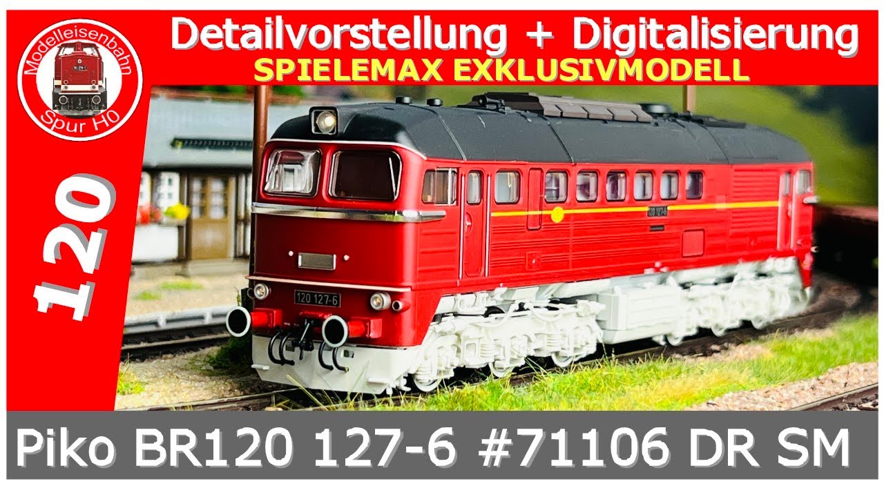 Piko BR 120 127-6 #71106 Taigatrommel SpieleMax Exklusivmodell ESU Loksound 5