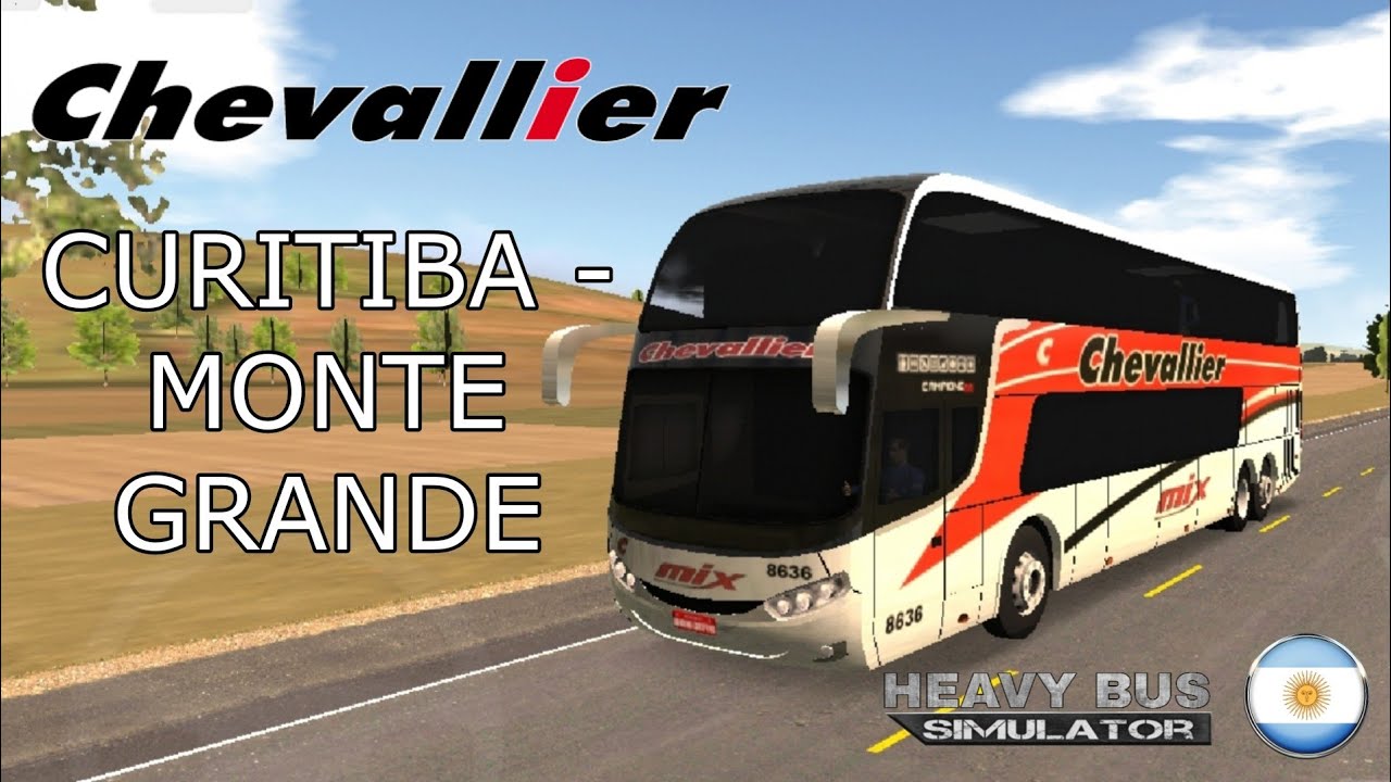 Curitiba - Campo grande(chevallier) comil campione dd / heavy bus simulator
