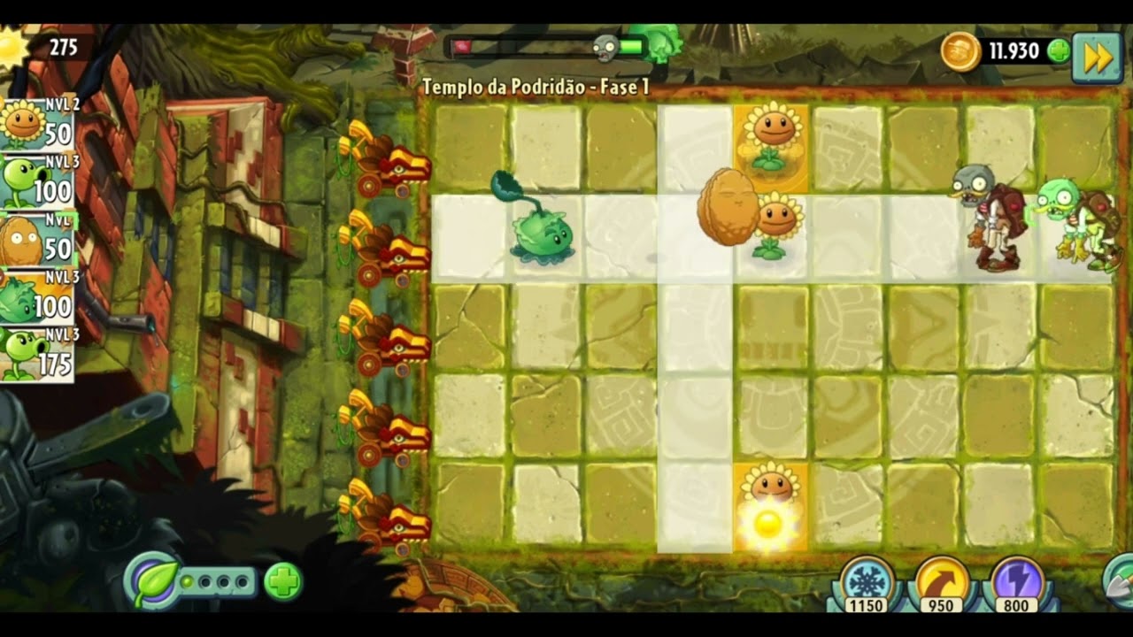 Plants vs Zombies 2 - Templo da Podrid&atilde;o Fase 1 | Liah RC #liahrc #plantsvszombies2 #pvz2 #pvz