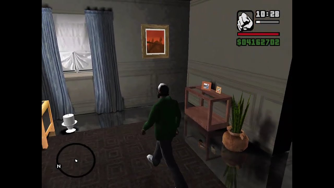 GTA  San Andreas late night driving 4k
