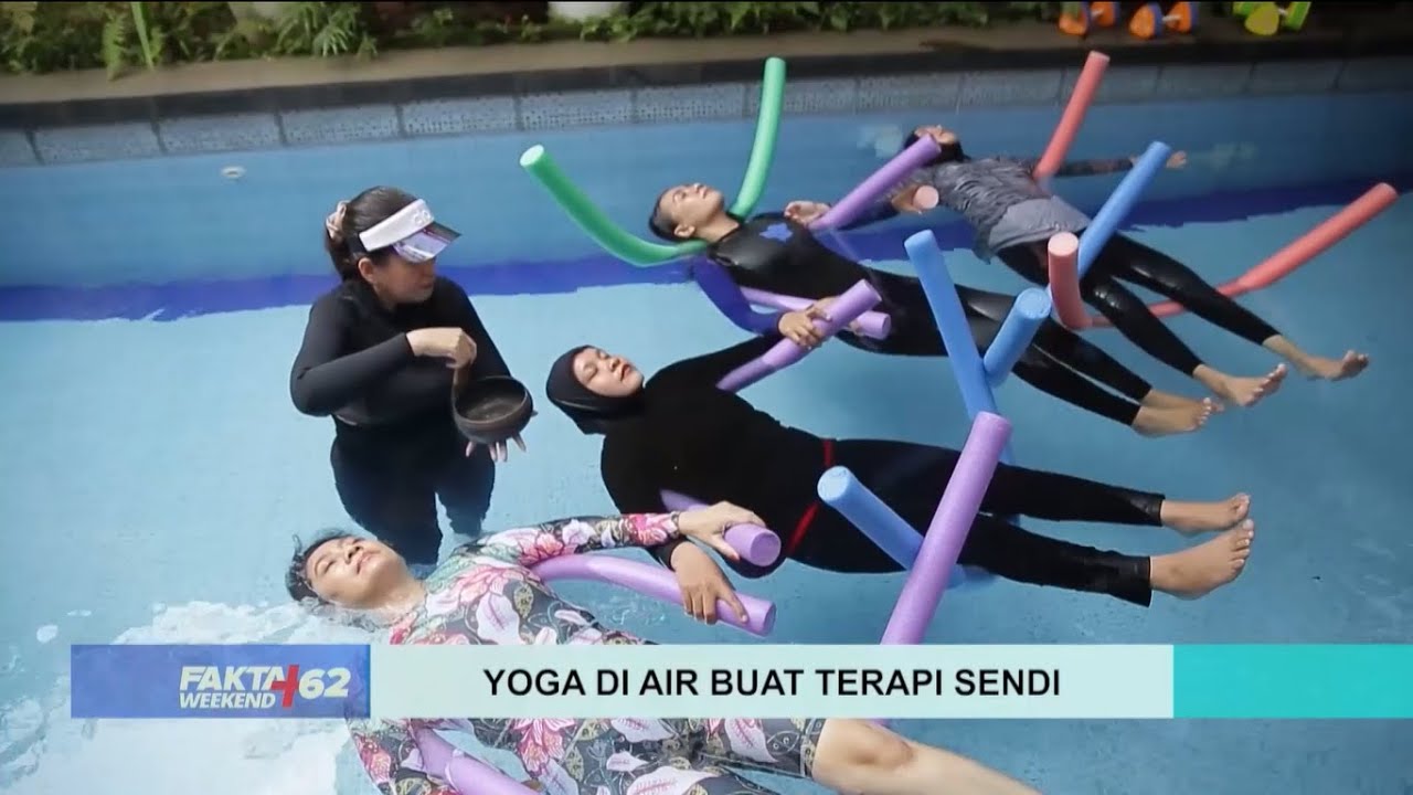 Yoga di Air Buat Terapi Sendi
