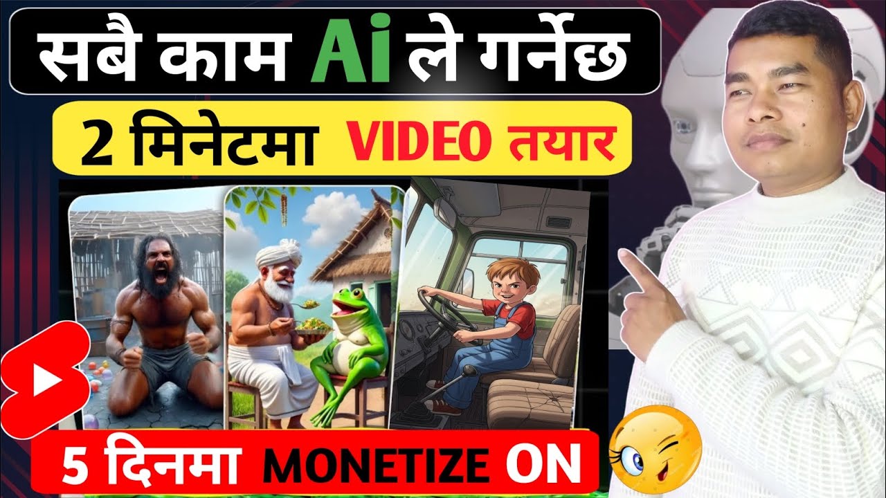 AI बाट भिडियो कसरी बनाउने | How To Make AI Video | Text to Video AI Free