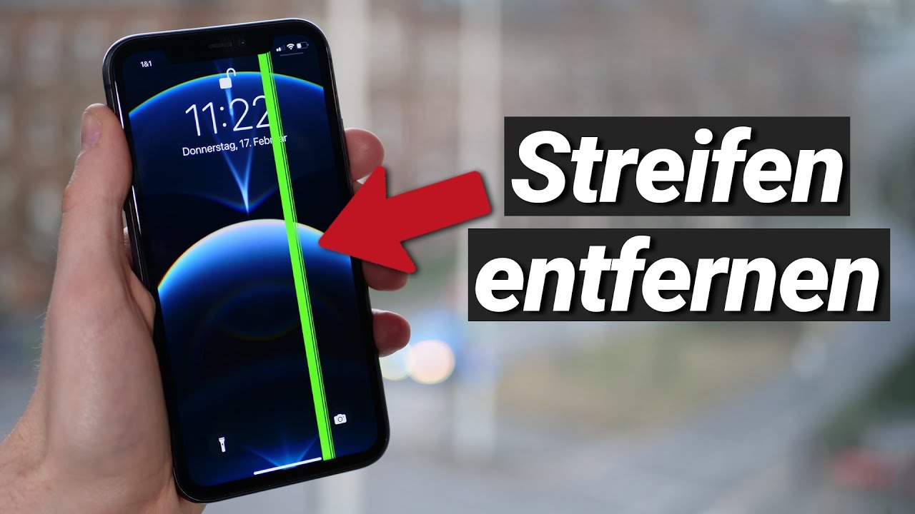 iPhone Display zeigt gr&uuml;ne Streifen, hat Flecken oder flackert nach Sturz / Wasserschaden?