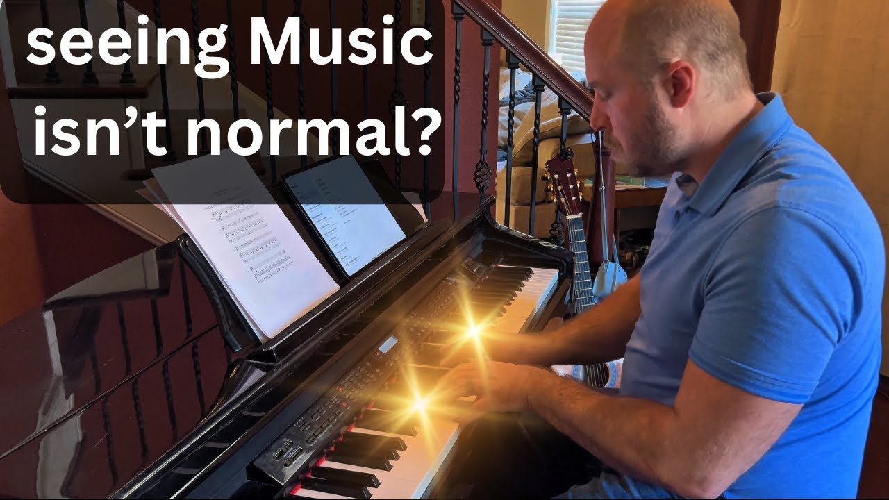 Day 1 learning piano with synesthesia 