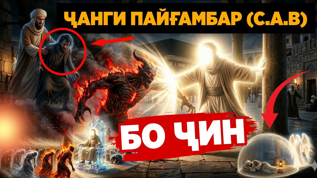 ҶАНГИ ПАЙҒАМБАР БО ҶИН. МУЛОҚОТИ МУҲАММАД (С.А.В) БО ҶИНҲО. ВА ҚУВВАИ ОЯТАЛКУРСИ. ДУОИ СУЛАЙМОН (А)