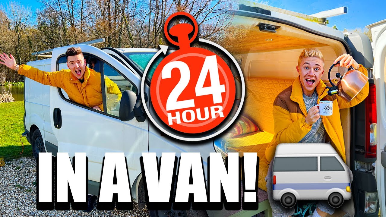 24 HOURS LIVING IN A VAN! | MATTHEW AND RYAN