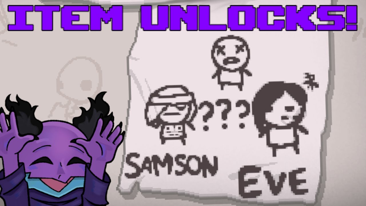 Completing Unfinished Character Marks TBOI