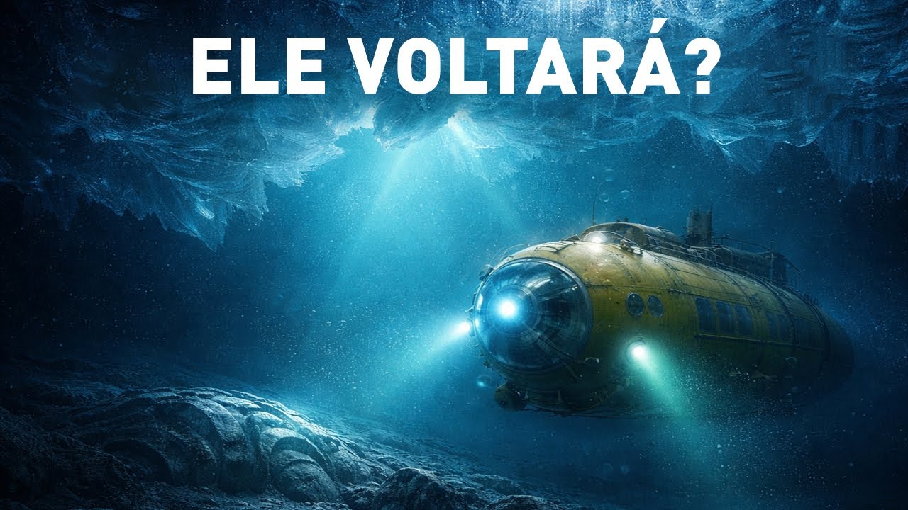 Submarino desapareceu após encontrar objetos estranhos sob o gelo da Antártica