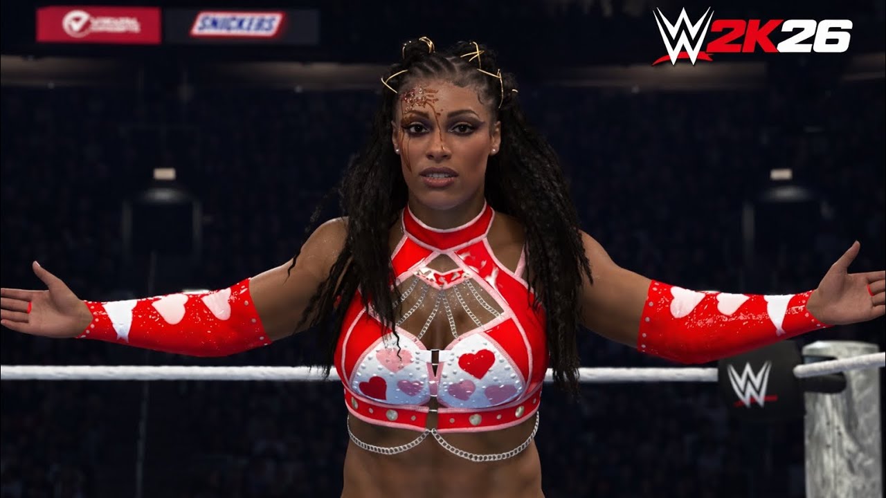 WWE 2K26 Джейд Каргилл против Лэша Легенды